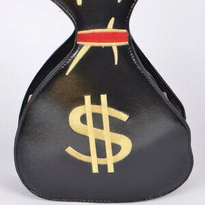 Money Bag Shiny Clutch